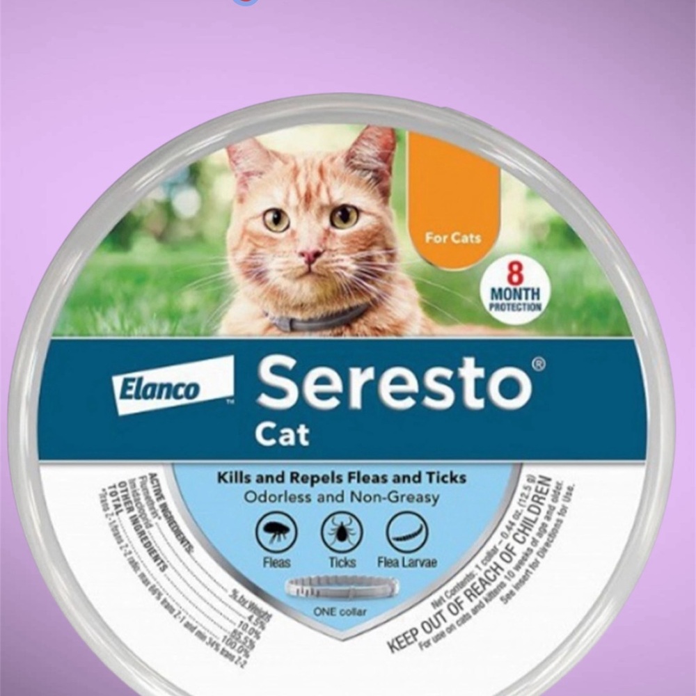 Elan Seresto Cat Collar - White
